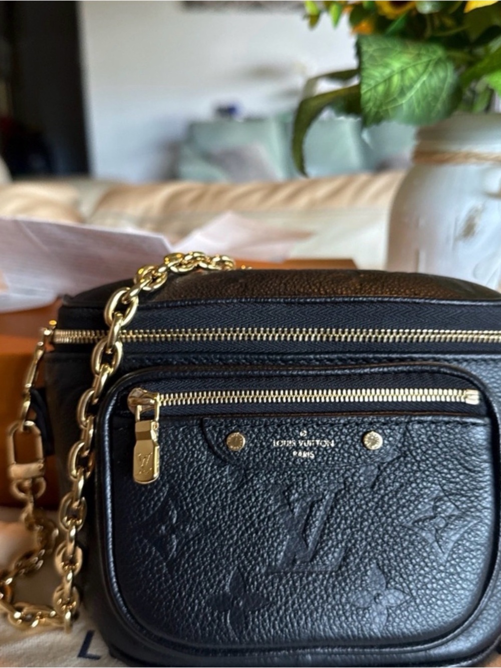 Louis Vuitton Black Mini Bumbag